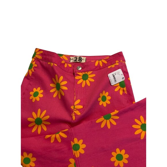 Youthquake Printed Crop Flare Jeans | Free People 28 - Picture 3 of 5